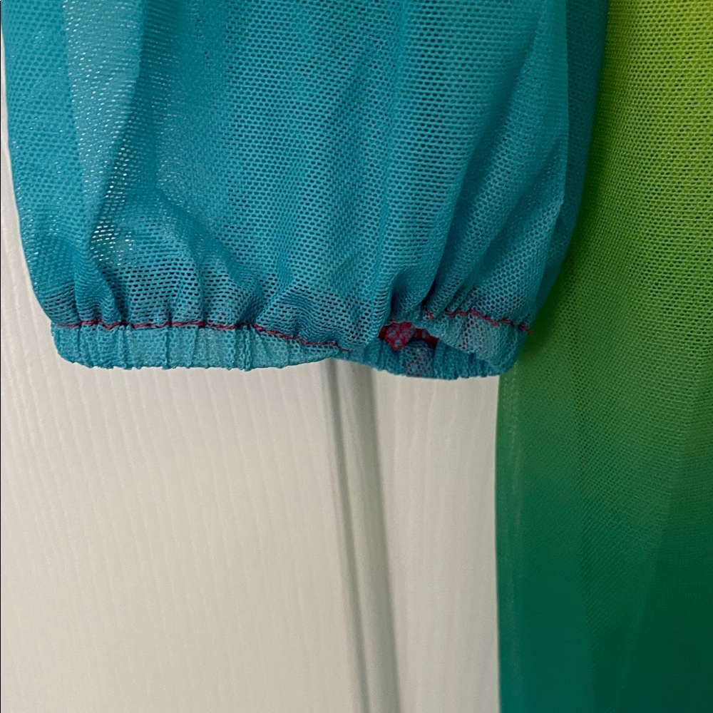 Vibrant Gradient Button Down Shirt - image 3